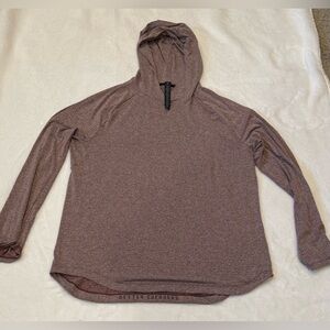 Lululemon men’s dry sense  Heathered Mauve Pullover Hoodie XXL